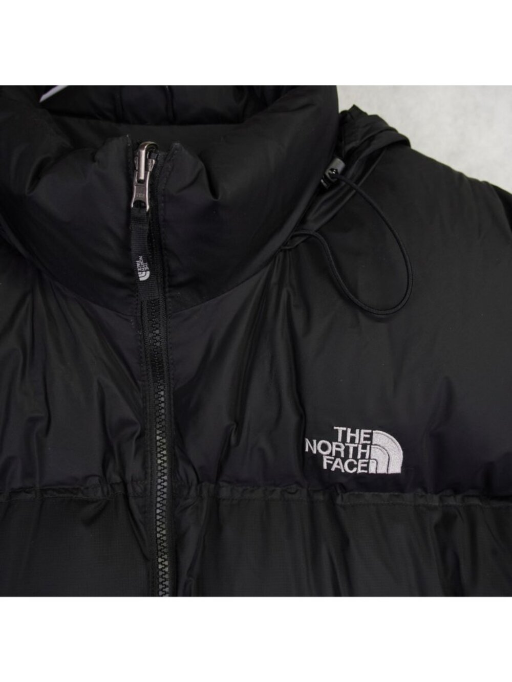 The North Face Mens Nuptse Black 700 Goose Fill Down Puffer Jacket Size XXL 2XL - Picture 7 of 16
